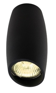 Plafon Max Light Love C0159 czarny metalowy GU10 1-punktowy 7,5 cm small 0