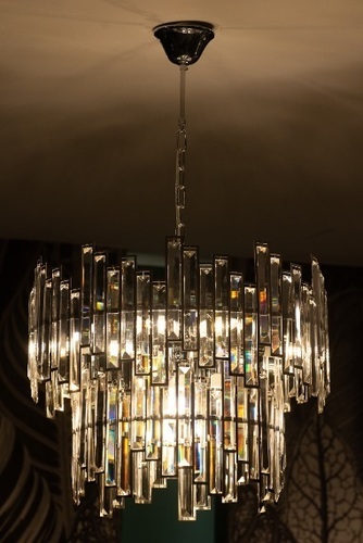 Sprawdź Lampa wisząca Max Light Nemo P0340 9xG9 chrom 55 cm