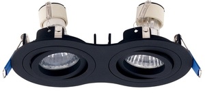 Oprawa wpuszczana Max Light Signal II H0087 czarna 2xGU10 metalowa 2 Oprawa wpuszczana Max Light Signal II H0087 czarna 2xGU10 metalowa small 2