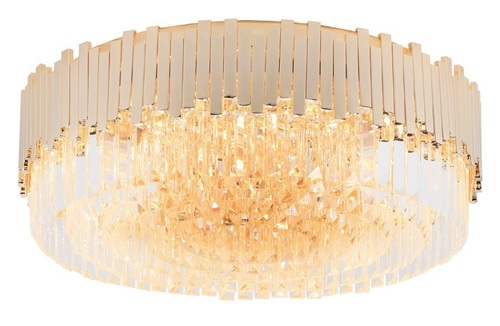 Sprawdź Plafon Max Light Trend C0164 złoty ze szkłem 15 × E14 Ø 60 cm