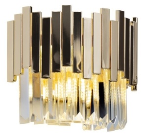 Kinkiet Max Light Trend W0251 złoty 3xG9 kryształowy 26 cm small 0