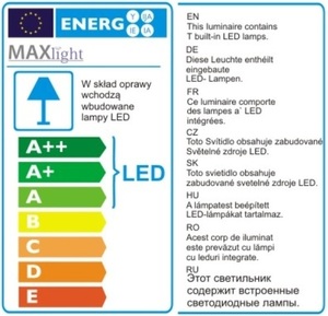 Plafon LED Maxlight TUB C0155 biały, 7 W, 3000 K, Ø 6 cm small 5