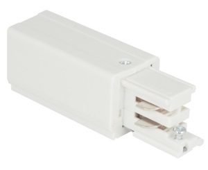 Końcówka zasilająca prawa do szynoprzewodu Max Light Track biała MHT1-C/R-WH small 1