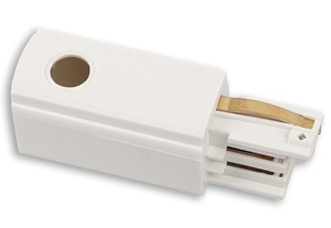 Końcówka zasilająca prawa do szynoprzewodu Max Light Track biała MHT1-C/R-WH small 0