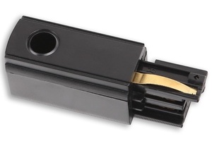 Końcówka zasilająca lewa do szynoprzewodu Max Light MAX czarna MHT1-C/L-BK small 0