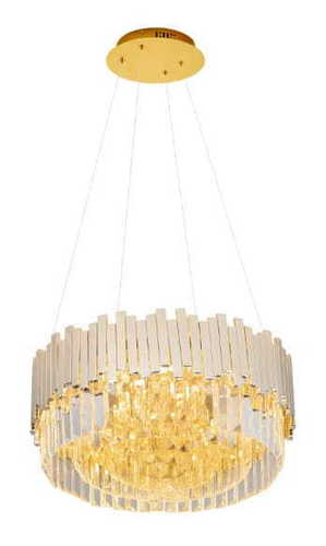 Sprawdź Lampa wisząca Max Light Trend P0368 złota 8xE14 45 cm