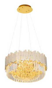 Lampa wisząca Max Light Trend P0368 złota 8xE14 45 cm small 0