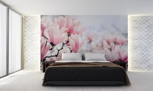 Fototapeta kwiaty, różowa magnolia, wiosna, fototapeta do sypialni 1 Fototapeta kwiaty, różowa magnolia, wiosna, fototapeta do sypialni small 1