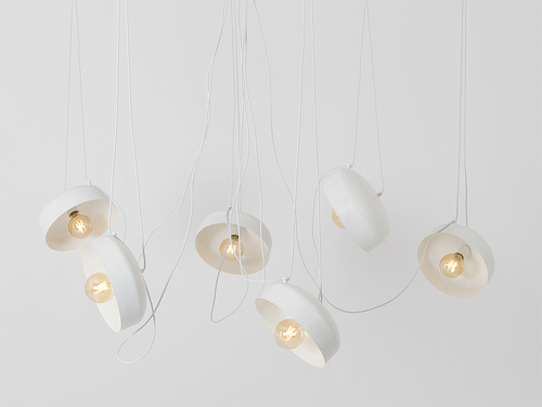 Sprawdź Lampa wisząca POPO FLAT L 6 - biały