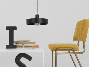 Lampa wisząca FAY 1 L - czarny small 1