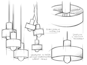 Lampa wisząca FAY 1 S - czarny small 5