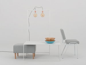 Krzesło SIMPLE CustomForm – platyna RICH ET90, biały RAL 9003 small 2