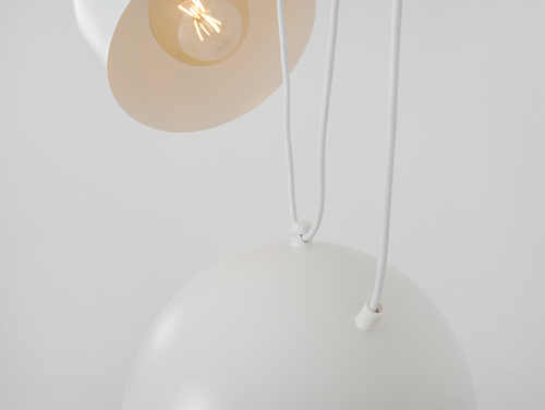Sprawdź Lampa wisząca CustomForm POPO L 2 biała, 2 × E27