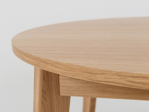 Rozkładany stół jadalniany CustomForm WOODYOU ROUND 95 – dąb small 4