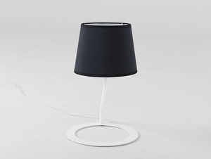 Lampa stołowa SHADE TABLE – klosz czarny, biały small 3