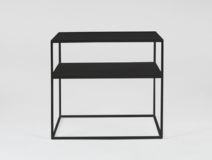 Stół kawowy TENSIO 2 FLOOR METAL 50 - czarny small 3