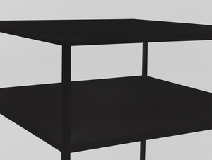 Stół kawowy TENSIO 2 FLOOR METAL 50 - czarny small 4