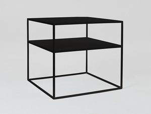 Stół kawowy TENSIO 2 FLOOR METAL 50 - czarny small 0