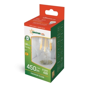 Led  Gls  E-27 230v 4w Cog  Ww Clear Spectrum small 1