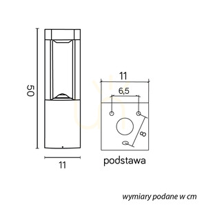 Lampa stojąca ogrodowa SU-MA Fan Kwadrat 50 cm ciemny popiel GX53 FKW-500 4 Lampa stojąca ogrodowa SU-MA Fan Kwadrat 50 cm ciemny popiel GX53 FKW-500 small 4