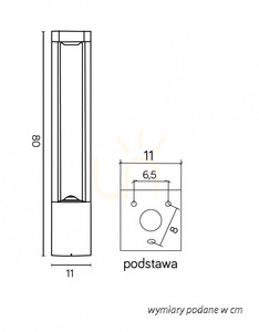Lampa stojąca ogrodowa SU-MA Fan Kwadrat 80 cm ciemny popiel GX53 FKW-800 5 Lampa stojąca ogrodowa SU-MA Fan Kwadrat 80 cm ciemny popiel GX53 FKW-800 small 5