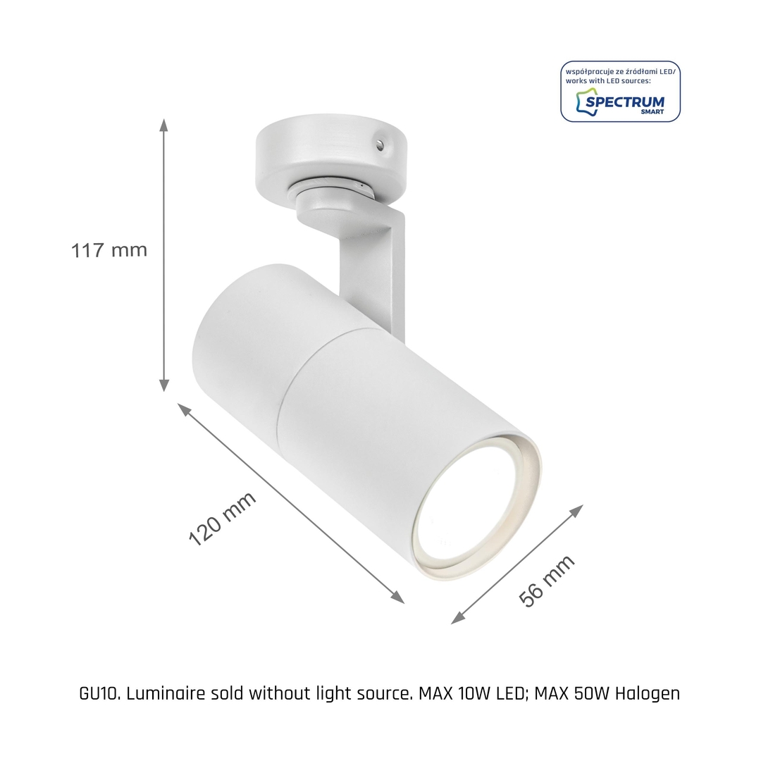Zobacz Madara Mini Ii Gu10 Baza White Madara Mini Ii Gu10 Baza White