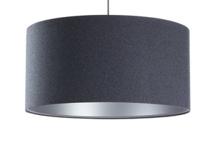 Lampa sufitowa wisząca do salonu Leather granatowy / srebrny E27 60W small 6