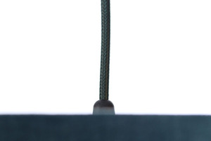 Leather - niebieska lampa wisząca, tkanina aksamitna, złoto E27 60W 5 Leather - niebieska lampa wisząca, tkanina aksamitna, złoto E27 60W small 5