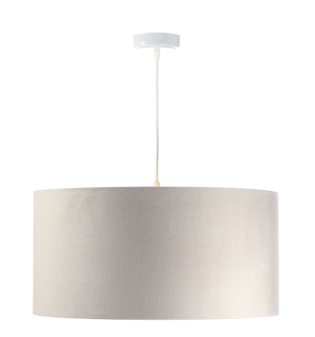 Obejrzyj Leather - lampa wisząca nad stół, tkanina aksamitna, kremowy / złoty E27 60W Leather - lampa wisząca nad stół, tkanina aksamitna, kremowy / złoty E27 60W