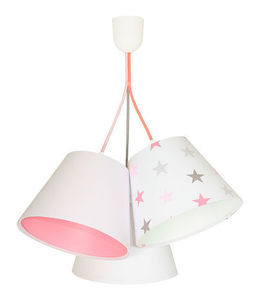 Lampa do pokoju dziewczynki BUCKET E27 60W gwiazdki, różowy 0 Lampa do pokoju dziewczynki BUCKET E27 60W gwiazdki, różowy small 0
