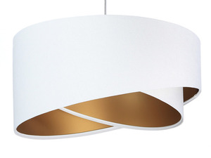 Lampa biała Elegance 60W E27 wisząca, welur, złoto 4 Lampa biała Elegance 60W E27 wisząca, welur, złoto small 4