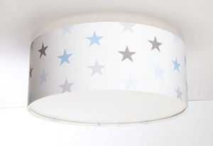 Plafon dla chłopca Luminance E27 60W LED gwiazdki biały / szary / niebieski 0 Plafon dla chłopca Luminance E27 60W LED gwiazdki biały / szary / niebieski small 0