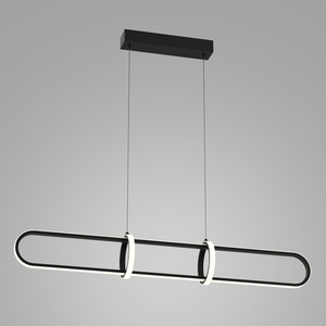Lampa wisząca Italux Cerrila LED czarna mat 90 cm PND-29772750-1A-BK small 0