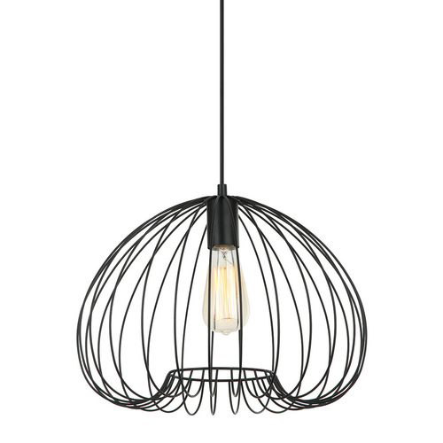 Sprawdź Lampa Wisząca Italux Meddi Czarna E27 38 cm MDM-4583-1 BK