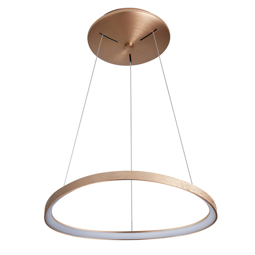 Sprawdź Lampa Wisząca Italux Morfi LED Brązowa Biała 48W 65 cm 5355-848ROP-GB-3