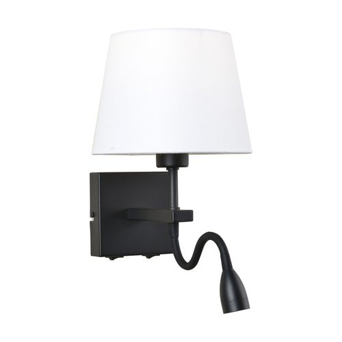 Sprawdź Lampka nocna Italux Norte czarna E27 2-punktowa WL-1122-2-BL-BM-RO-WH