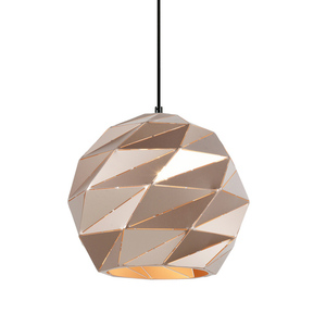 Lampa Wisząca Italux Palermo Złota E27 PND-2424-1L-GD small 0