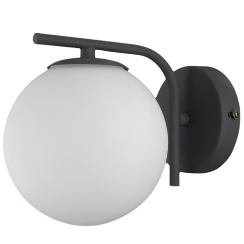 Sprawdź Kinkiet Italux antracytowy biały LED 5W szkło stal WL-5510-1-BK