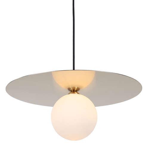 Sprawdź Lampa Wisząca Italux Spoletto Biała Złota G9 45 cm PND-201923-1