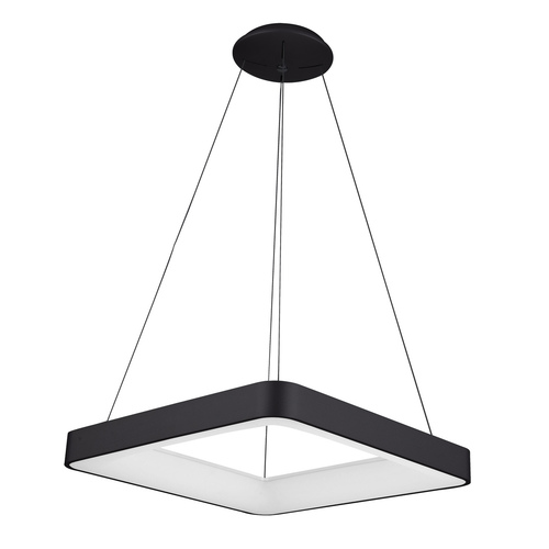 Sprawdź Lampa wisząca Italux Giacinto LED czarna 60 cm 50W 3000K 5304-850SQP-BK-3