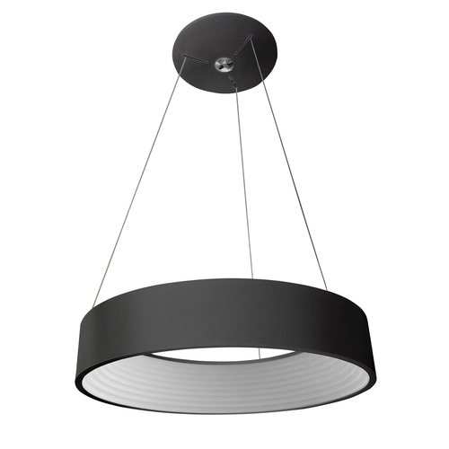 Sprawdź Lampa Wisząca Italux Mattia LED Czarna 45 cm 32W 3936-832RP-BK-3