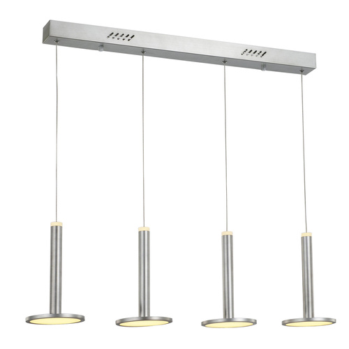 Sprawdź Lampa Wisząca Italux Oliver LED Srebrna 48W 88 cm MD17033012-4B S.NICK