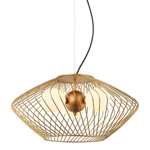 Lampa Wisząca Italux Zeno Złota 3-punktowa G9 MDM-3845-3 GD small 0