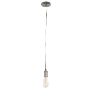 Lampa wisząca Italux czarna aluminium E27 DS-M-036 MATT BLACK small 1
