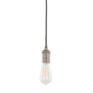 Lampa wisząca Italux czarna aluminium E27 DS-M-036 MATT BLACK small 0