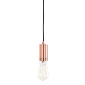 Lampa Wisząca Italux Czerwona Copper E27 DS-M-038 RED COPPER small 0