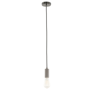 Lampa wisząca Italux czarna aluminiowa E27 DS-M-038 SHINY BLACK small 1