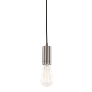 Lampa wisząca Italux czarna aluminiowa E27 DS-M-038 SHINY BLACK small 0