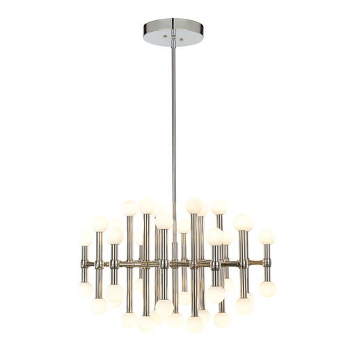 Sprawdź Lampa wisząca Italux Giovanna LED srebrna biała 70 cm MX16009008-37A