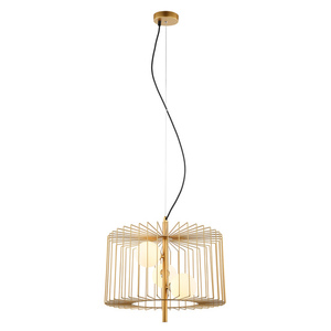Lampa Wisząca Italux Daren 3xG9 Złota Biała 45 cm MDM-3937/3 GD 1 Lampa Wisząca Italux Daren 3xG9 Złota Biała 45 cm MDM-3937/3 GD small 1